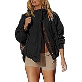 Qiaomai Womens Casual Jackets Warm Fleece Lined Windbreaker Tripper Jackets Outerwear with Pockets