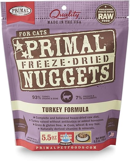 primal freeze dried formula for cats