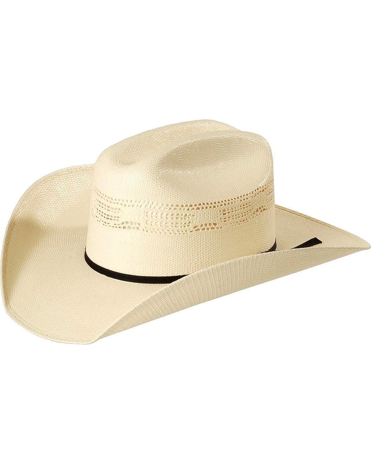 Justin Men's 10X Cutter Straw Western Hat Natural 7 1/4