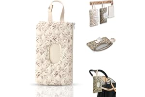 2Pcs Quilted Baby Diaper and Wipes Pouch, Quilted Baby Wipe Holder, Quilte Babys Wipe Holder, New Portable Travel Wipes Case 