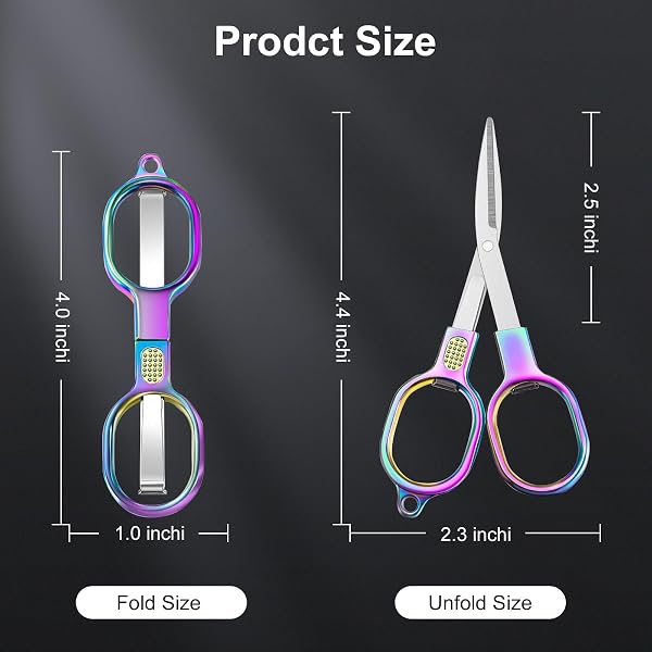 6 PACK FOLDABLE SCISSORS WITH TAPE MEASURE & KEYCHAIN – NURSE, BADGE, MINI, TRAVEL SCISSOR, HOME, OFFICE, CRAFT, SEWING, NURSING ACCESSORIES