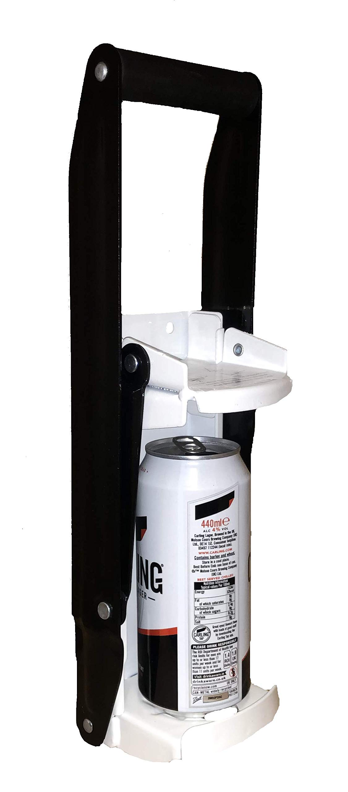 Grendle 16 oz Extra Heavy Duty Can Crusher (Metal, Wall Mounted, Hand Powered)