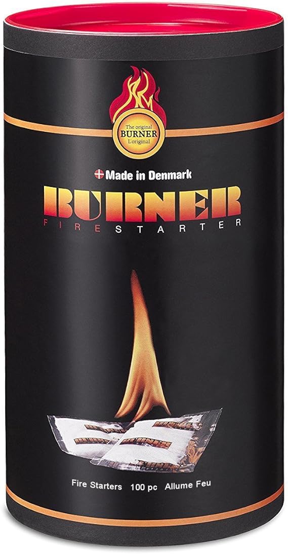 Burner Premium Fire Starter 100 Packets The Perfect Firestarter for