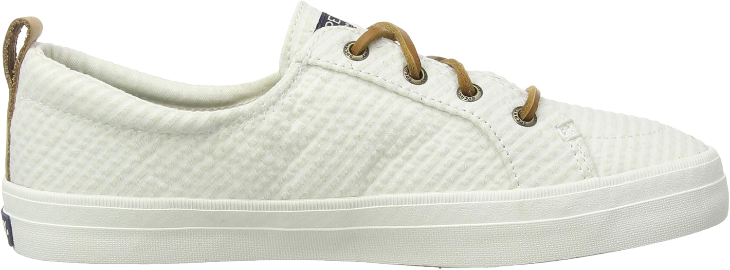 women's crest vibe seersucker stripe sneaker