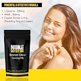 Nuke Nutrition Tanning Tablets x60 Natural Tan Accelerator view 5