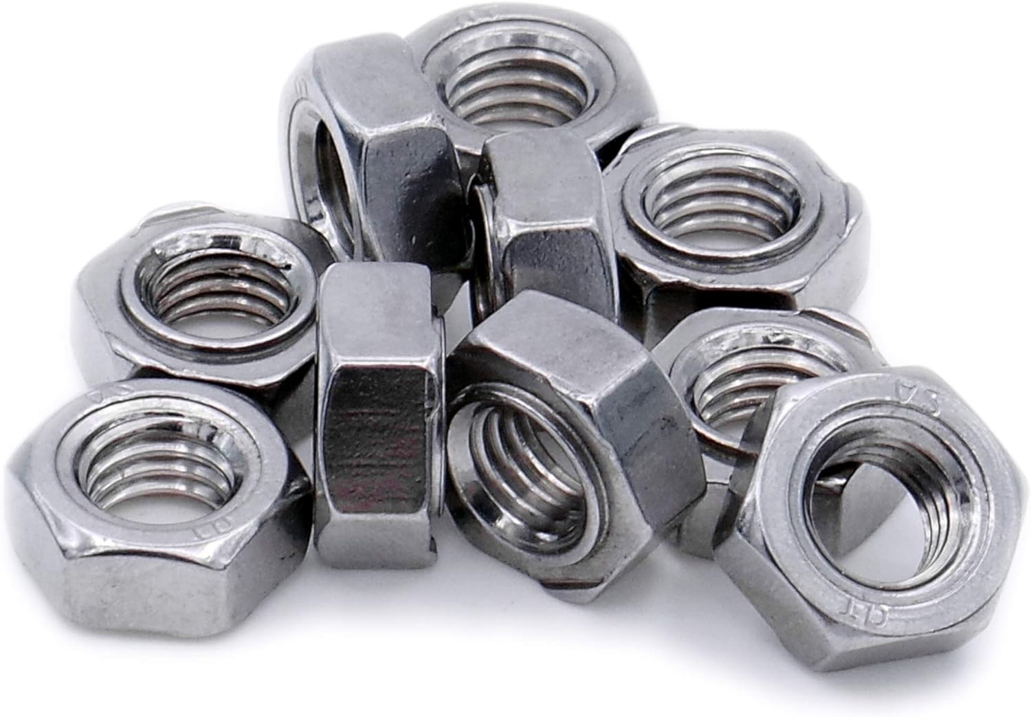 M3 (3mm) Weld Nut (Hex) Stainless Steel (A2) (Pack of 20) Amazon.co