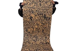 98x20.8Inch (2.5x0.53Meter) 0.5mm Thick Gold Teak Pattern Technological Wood Veneer for DIY Handmade, Wall, Woodworking, Cabi