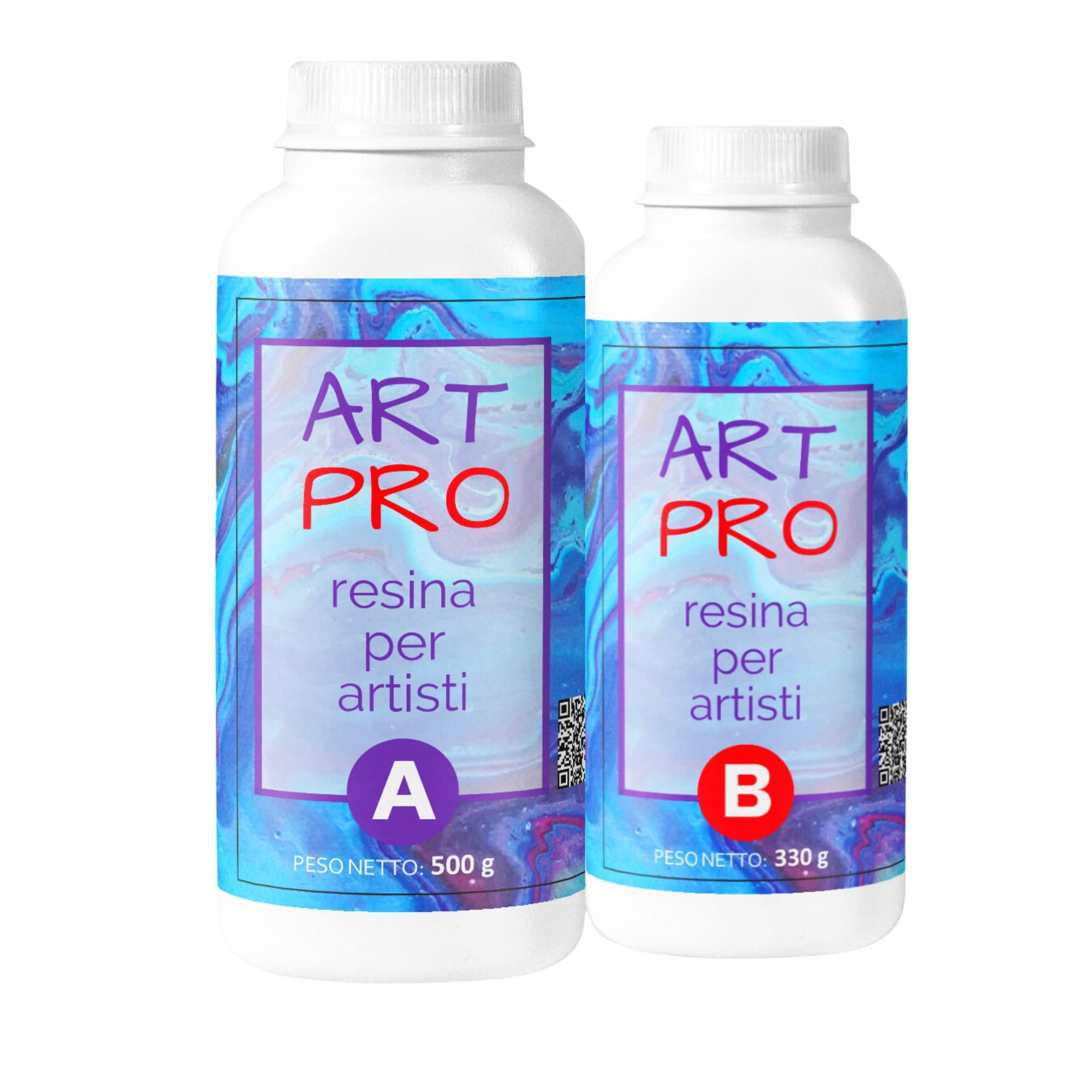 Resin Pro 1,66 Kg [58 Oz] Epoxy Resin Art Pro for Artistic Canvas and 3D Effects, Coasters and Trays - Non-toxic Certified - Free Gloves - Technical Support in English