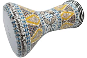 New! Gawharet El Fan Classic 17" Mother of Pearl Darbuka Drum Percussion (Dia)