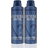 Guess Men Body Spray, 6 Ounce | Seductive Homme Blue | Pack of 2