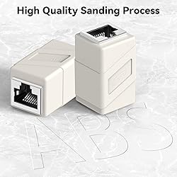RJ45 Coupler, 2 Pack Ethernet Adapters Female to