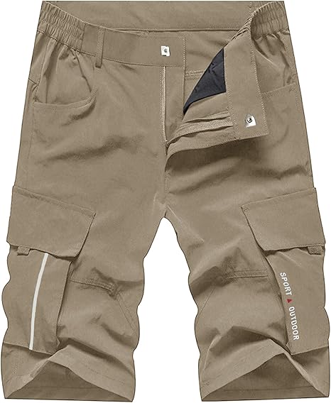 Amazon Kefitevd フィッシングパンツ 撥水 ハーフパンツ ストレッチ サイクル ショートパンツ メンズ 短パン カーキ Xl ショートパンツ 通販