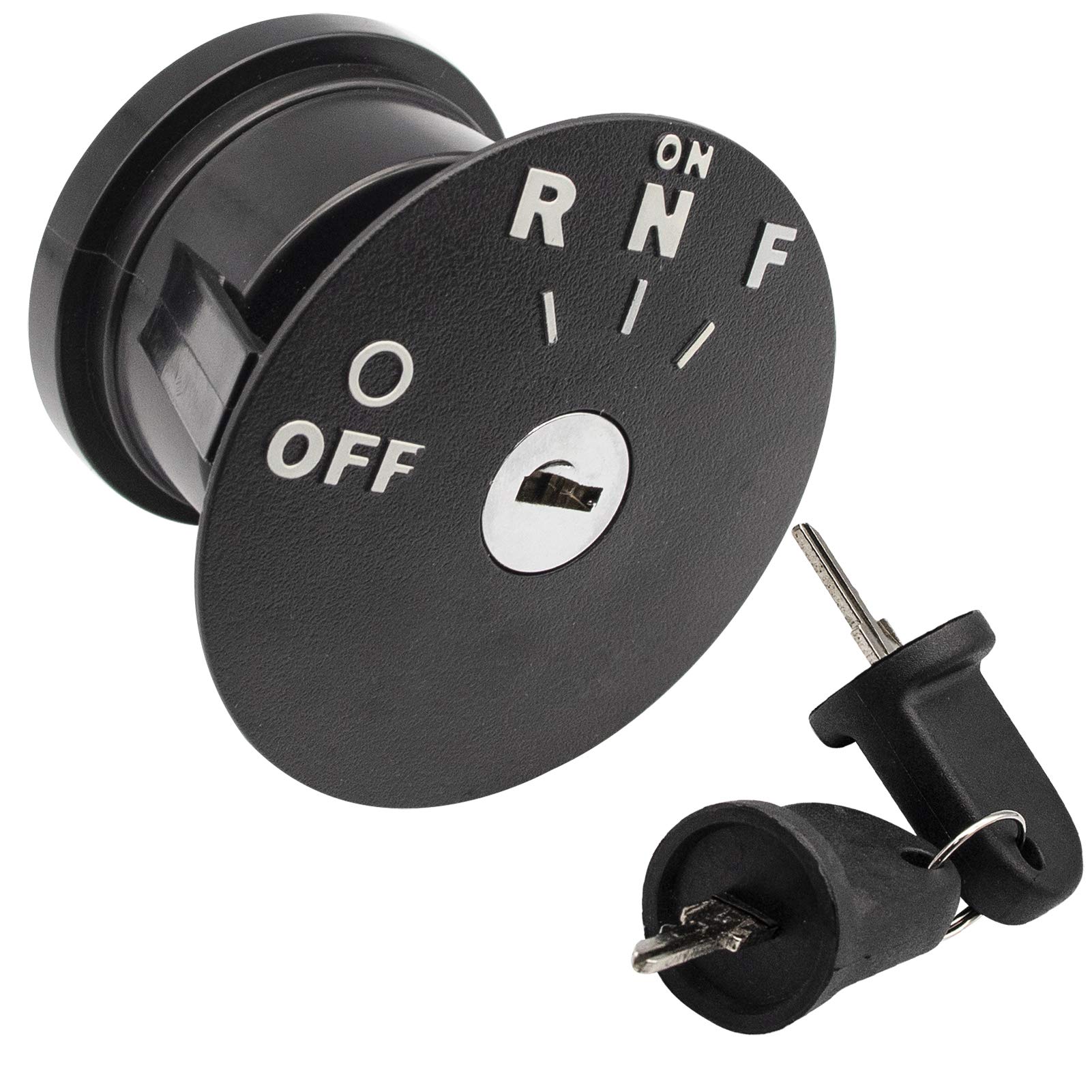 Photo 1 of Drive-up Ignition Key Switch W/2 Keys for EZGO Electric RXV 2008-Up Replaces #605637 (Key Switch W/2 Keys)
