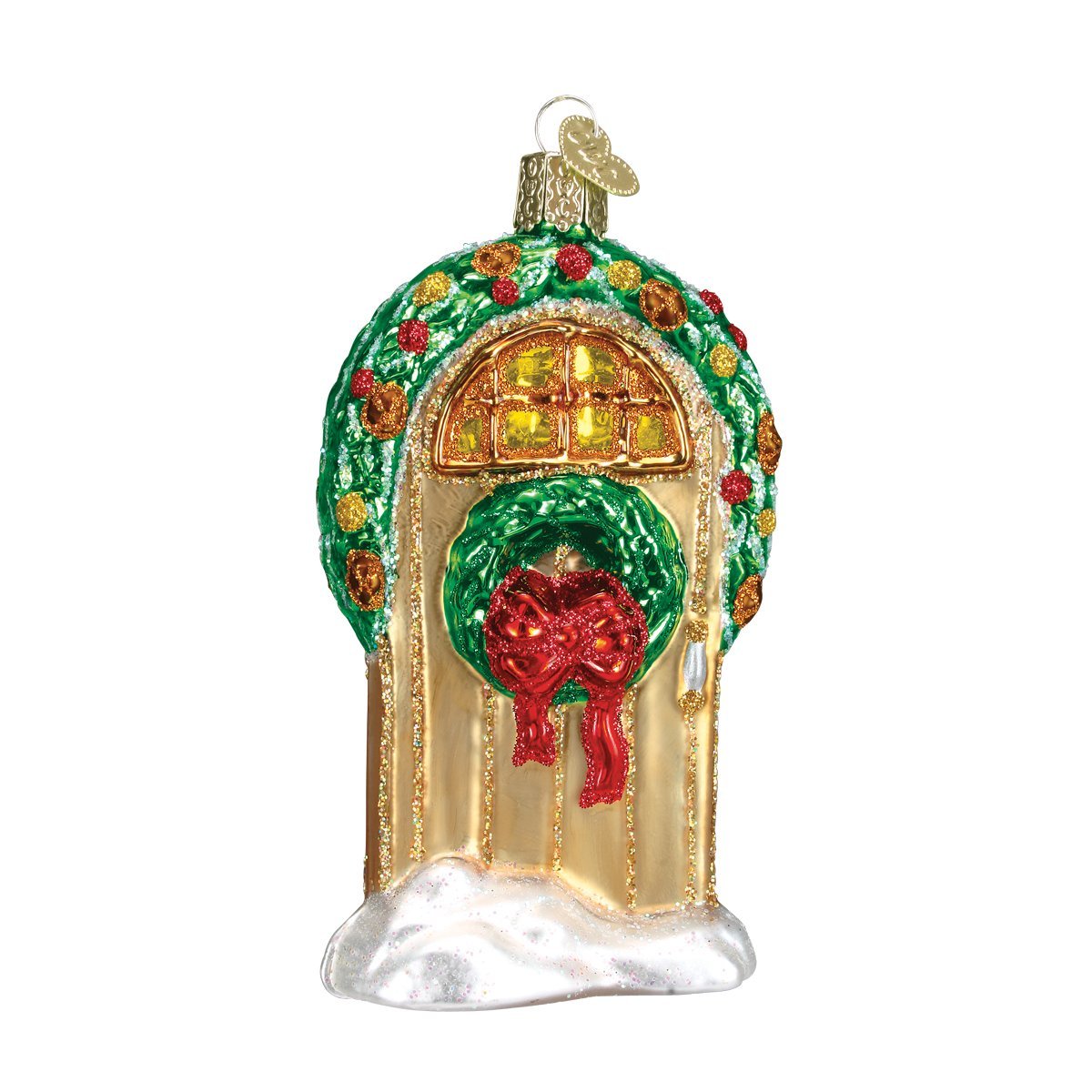 Old World Christmas Ornaments: Home Gifts Glass Blown Ornaments for Christmas Tree, Welcome, Multicolor, Size 4 (20034) — image 1