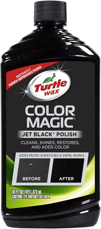 Turtle Wax T-374KTR Color Magic Car Polish, Black - 16 oz., Exterior ...