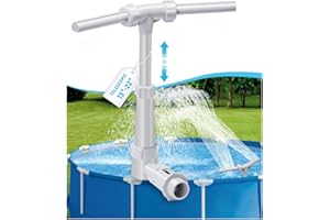 ZCONIEY Swimming-Pool Waterfall-Fountain Water Fun Sprinkler - Dual Sprayer Multiple Spray Method, Pool Decoration Cascade Fountain for Above & In-ground Pools, Practical Pool Aerator Water Cooler Circulation