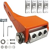 LAJIAOZ Orange Log Peeler - Log Debarking Tool As Chainsaw Debarker Attachmen,Debarker Tool,Timber Framing Tools Main for Log Builders, Sawmills,Home Builders(with 4 Blades,2 Spare)