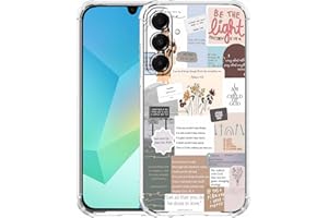 Hsondcn Case for Samsung Galaxy A16 with Christian Design,Christ Jesus Quotes Verse Collage Pattern,Trendy Soft TPU Bumper Phone Cover(A16,Bible)