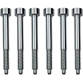 KHLESBY 6x Titanium Alloy Double Locking Tremolo Bridge String Lock Screws Hardware For Floyd Rose Special Original Series Electric Guitar Accessories