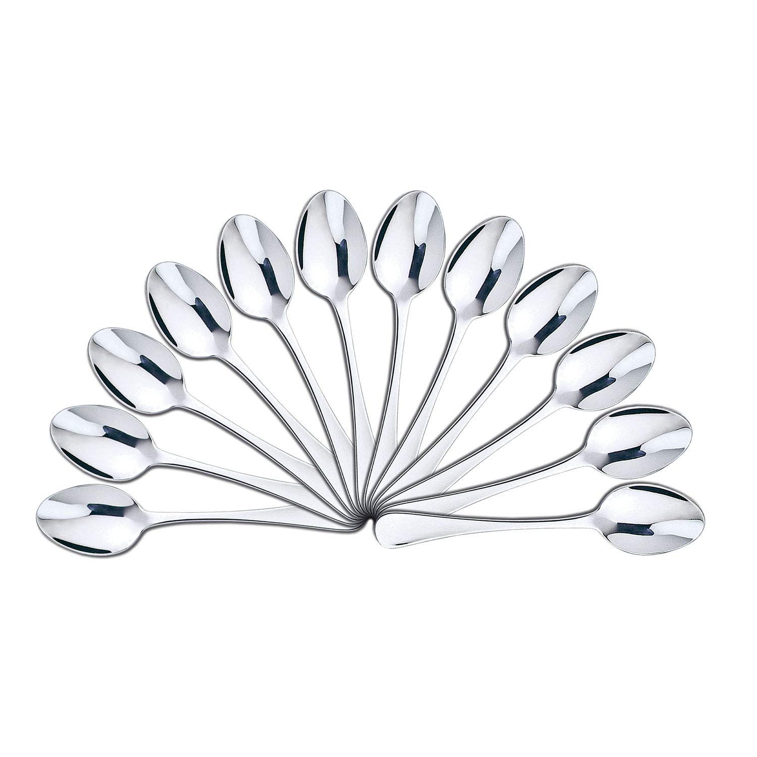 Mr. Spoon - 12 Dessert Spoons Stainless Steel 15x3,2cm