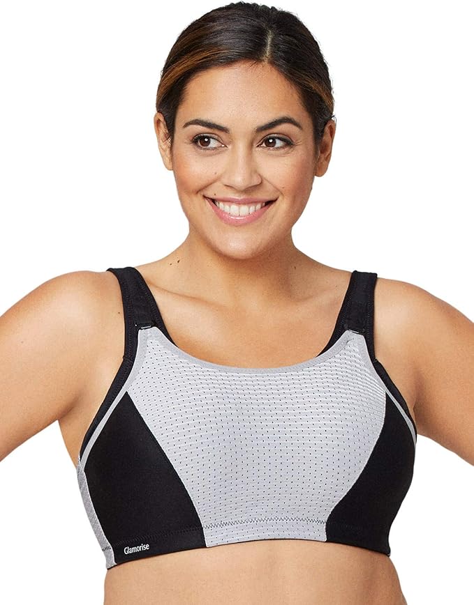 Glamorise Women's DoubleLayer CustomControl Sport Bra at Amazon Women