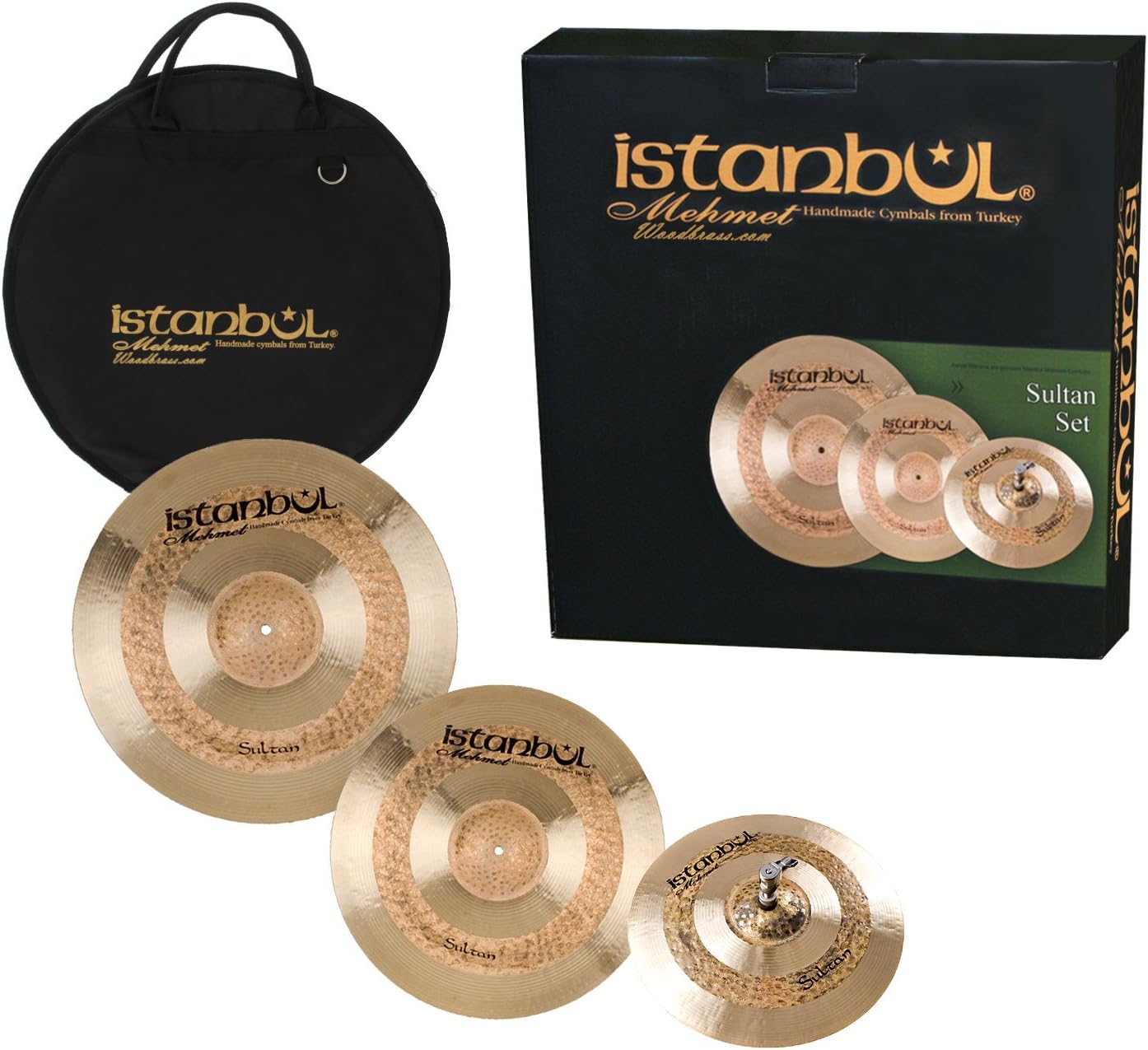 Istanbul JF-SU-SET-KIT-1 Mehmet Cymbals Sultan Set HHS14, CMS16, RMS20