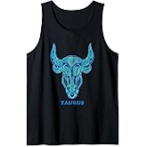 Taurus Personality Astrology Zodiac Sign Horoscope Design Tank Top
