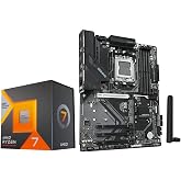 Micro Center AMD 7800X3D Processor with GIGABYTE B850 Gaming WF Motherboard | CPU Motherboard Combo, AI Ready, AM5, DDR5, PCIe 5.0, Gen 5 M.2, USB 3.2 Gen 1 Type C, WIFI6, HDMI, Displayport, ATX