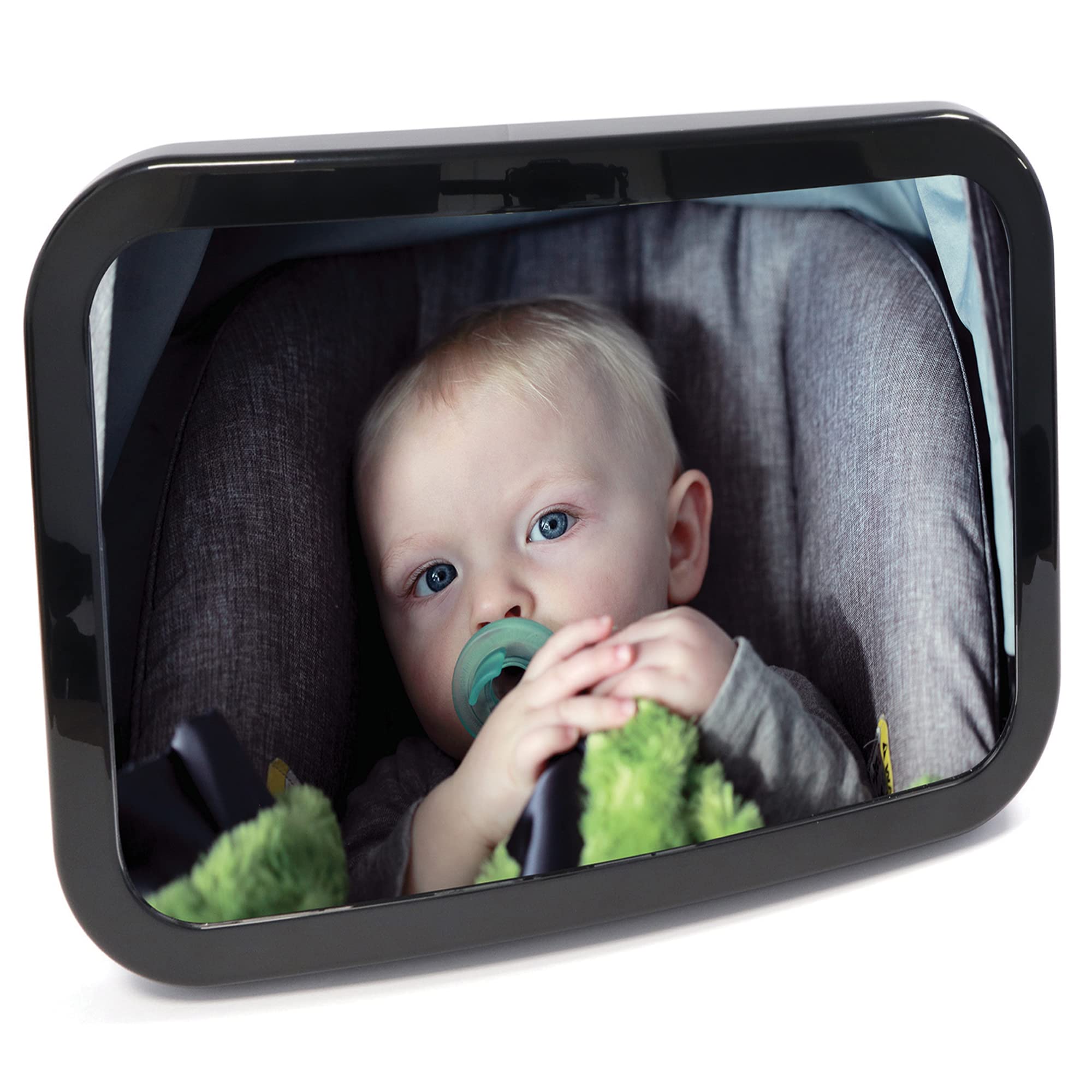 Streetwize – Rear Seat Baby Safety Mirror, 100% Shatterproof Baby Mirror – Monitor Your Child on The Go, Ultimate Baby Car Accessories For New Parent (SWBM2)