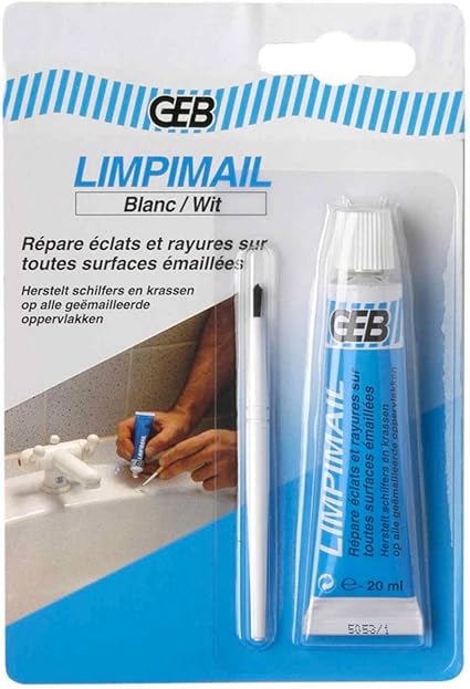Pate De Reparation Limpimail Pour Eclats D Email Tube 20 Ml Sous Blister Geb Amazon Fr Bricolage