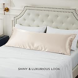 Bedsure Body Pillow Cover 20x54 Inches - Beige