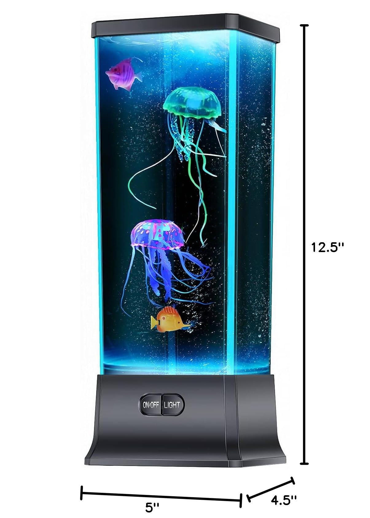 CALOVER Gifts for Kids Men Women Friends Family Cool Jellyfish Lamp Night Light for Girls Boys Kids Home Office Bedroom Decor for Christmas Holiday Birthday Party