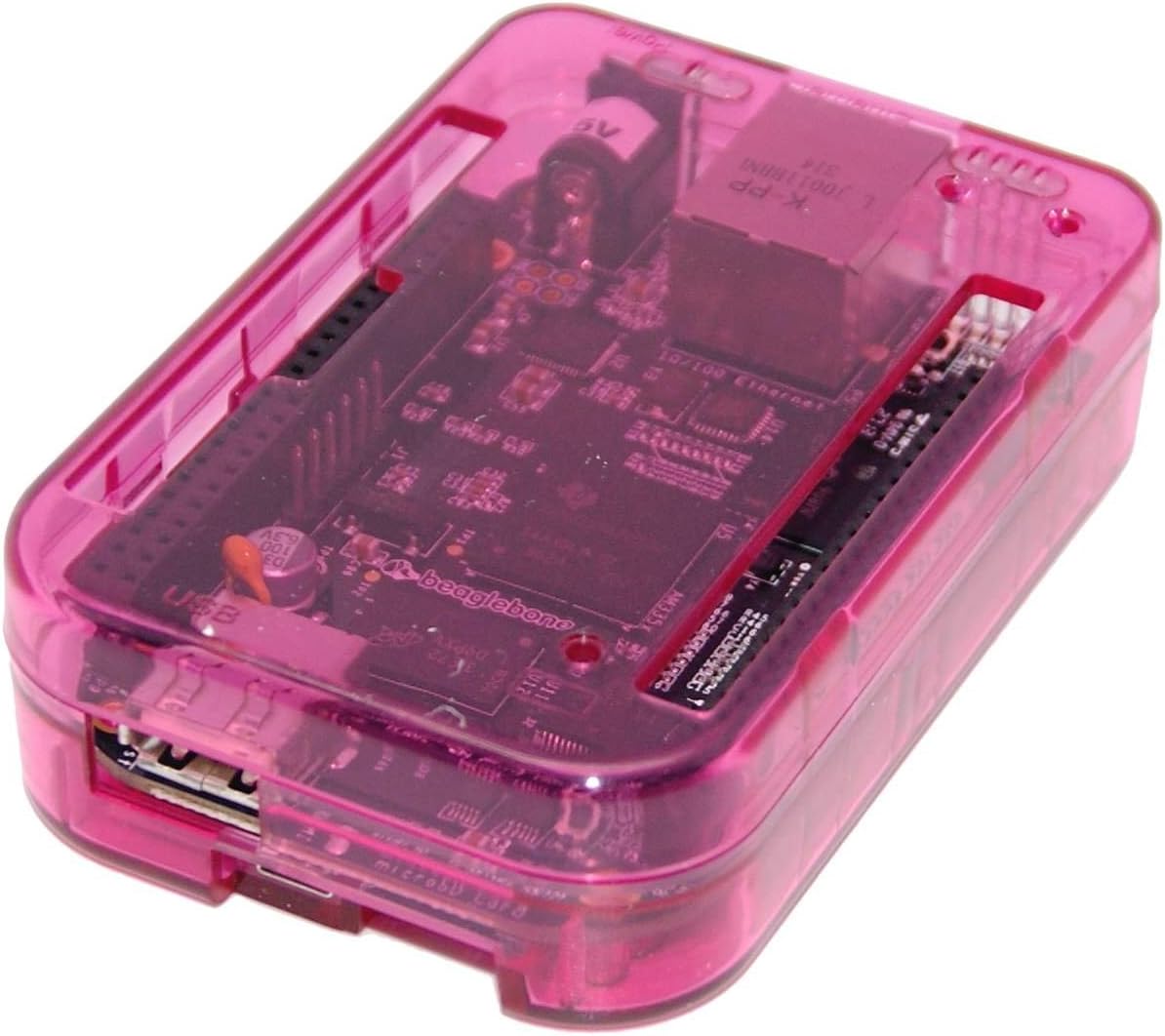 SB Components Protective Pink Case for BeagleBone Black Case Cover for Beaglebone (Pack of 1) - Image 4