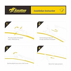 3 Wiper Blades 26"/19/16" Replacement for Toyota