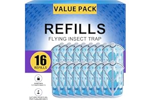 BAIMNOCM 16 Pack Refills Cartridge Compatible with Flying Insect Trap M364 M364A and Max, White