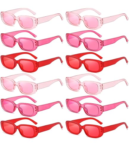 Amazon.com: Frienda Retro Rectangle Sunglasses for Women 90s  display picture 3