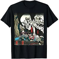m.u JAPONESS リメイク tシャツ vintage Amazon.com: Skeleton Spectre Utagawa Kuniyoshi Japanese art