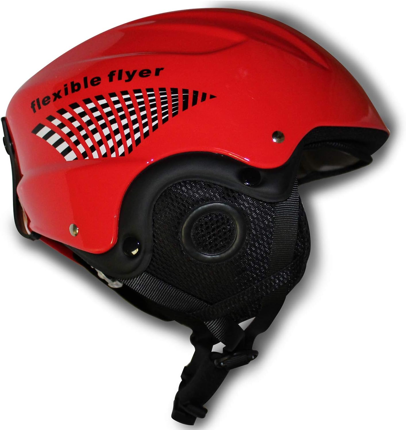 Flexible Flyer Kids Snow Helmet for Youth Winter Sports, Red, Fits Heads 48 to 52 cm in Circumference, Model: H2227
