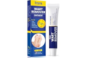 TTsiya Fast Acting Wart Remover Cream, Skin Tag Remover with Salicylic Acid Skin Tag Removal Kit for Women Men, Wart Freeze Off for Plantar Wart, Flat Wart, Common Wart, Corn, H Warts, Callus 20g
