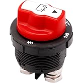 Young Marine Mini Battery Disconnect Switch for Marine Boat Car Off-Road Vehicle Truck Boat RV Max.32V DC (200A)