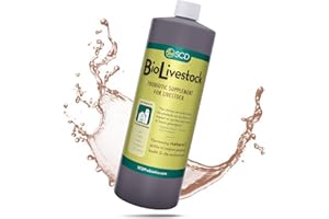 SCD Bio Livestock - Liquid Probiotic Feed & Water Additive, Organic Digestive Supplement for Cows, Pigs, Horses, Chickens, Ducks, Rabbits by SCD Probiotics