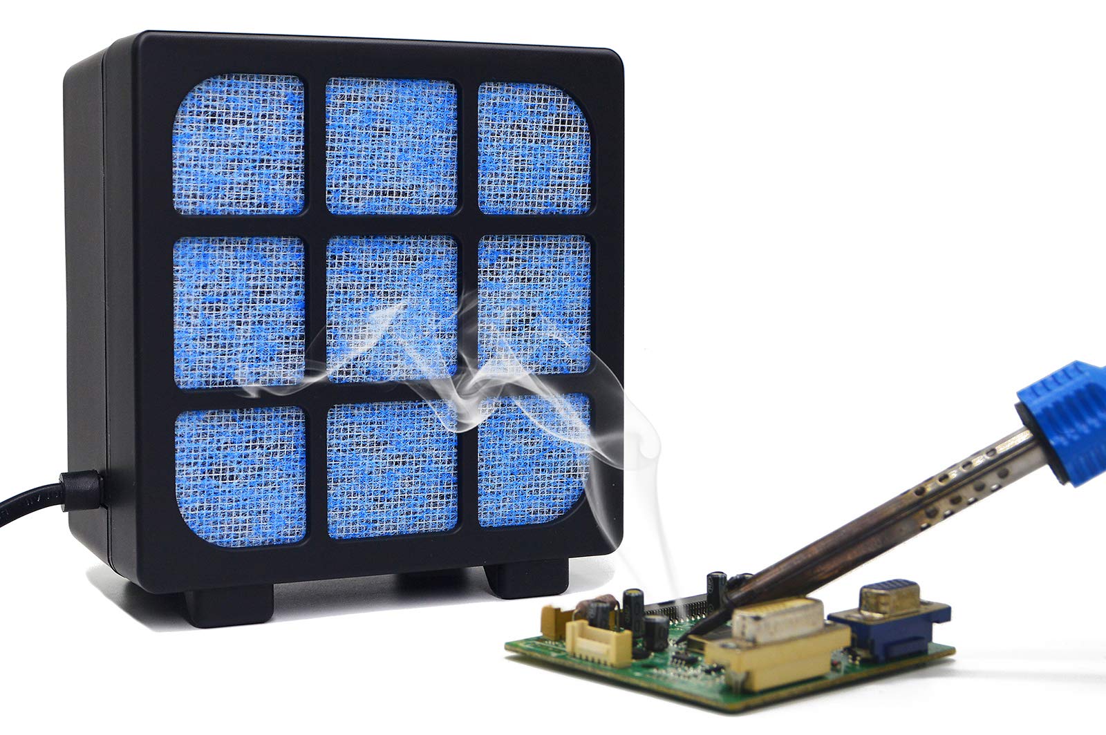 Solder Fume Extractor MUIN 3 Stage Filtration Solder Smoke Absorber