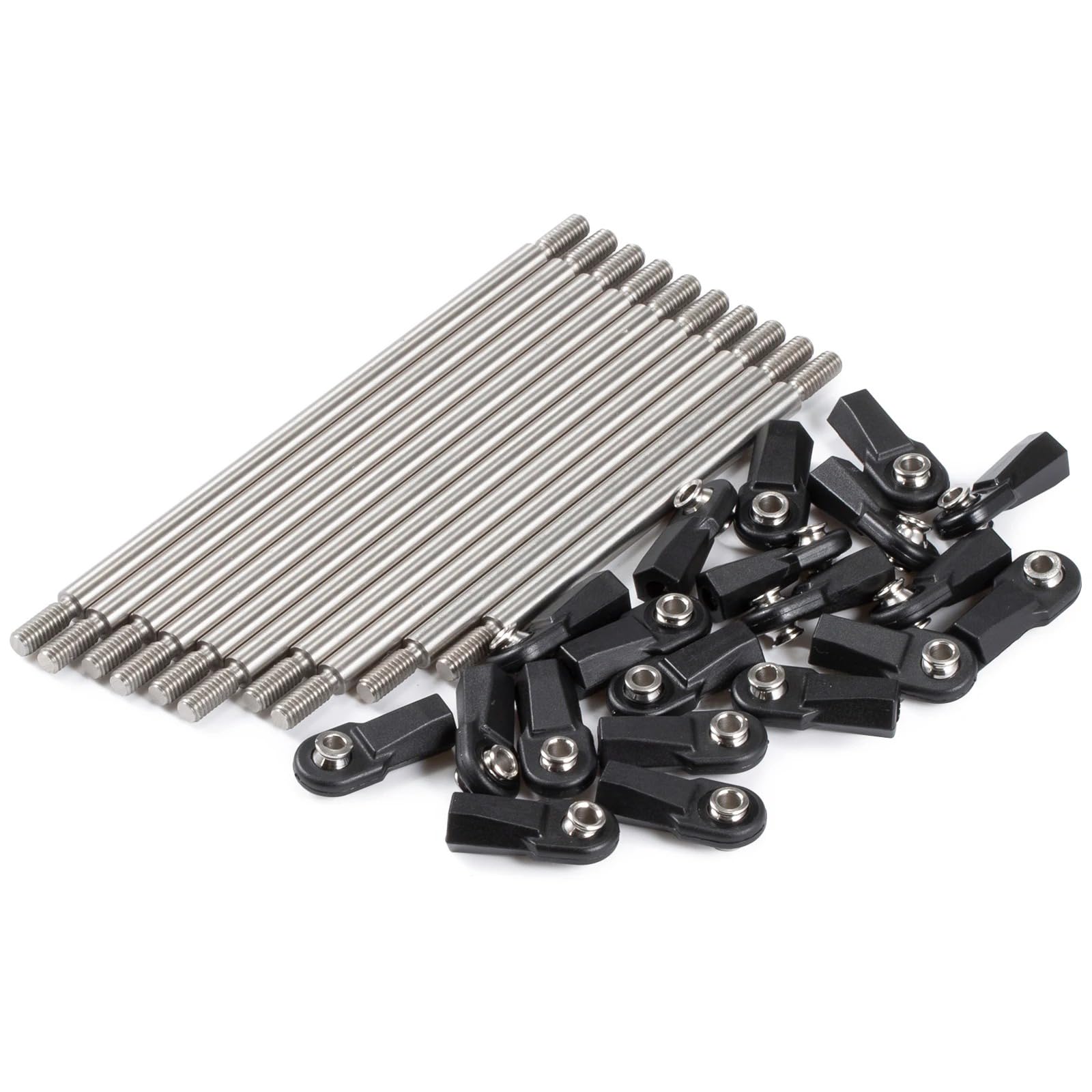 1/10 Carbon LCG Chassis Kit with Molded Bed Sliders Delrin Skid Plate Dual Servo Mount for SCX10 AR44 AR45 Capra F9 TRX4 Axle Gspeed V4 Chassis GS-FS Chassis G-Shot Chassis (Links for AR44 Axle)
