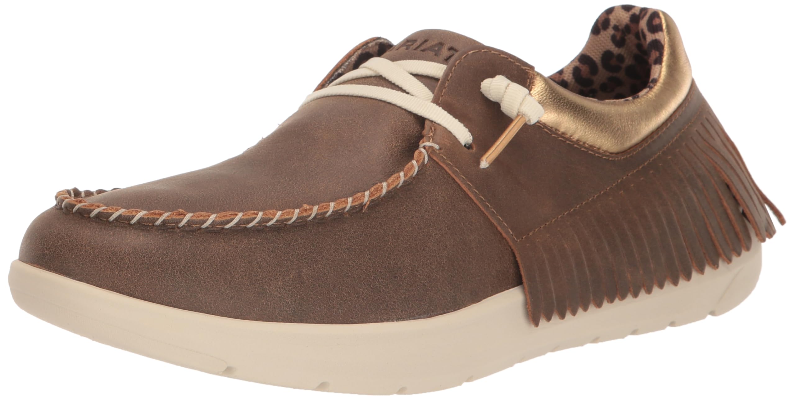 ARIAT Women's Hilo Fringe - Brown Bomber, 6.5 Narrow Image