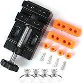 Oruiiju Mini Bench Clamp Flat Table Vice - Multifunctional Jewelry Carving Tool with Adjustable Jaws for Watch Repair, Sculpture Craft, and Walnut Carving. Perfect for DIY Enthusiasts