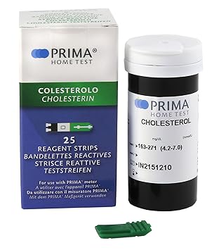 Cholesterin Teststreifen 25 Stk. für PRIMA 3 IN 1 Messgerät
