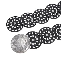 Dazzleimart Hollow Disc Belt Western Style