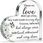 OZUEMUL Grief Gifts for Women Remembrance Gift for Loss Condolences Bereavement Gift for Loss Sympathy Gifts for Loss Of Mother Father Husband Memorial Plaque Bereavement Gift Idea