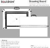 Liquidraw A2 Drafting Board 18.5 x 25.5 in Parallel Motion 6 Angles view 3