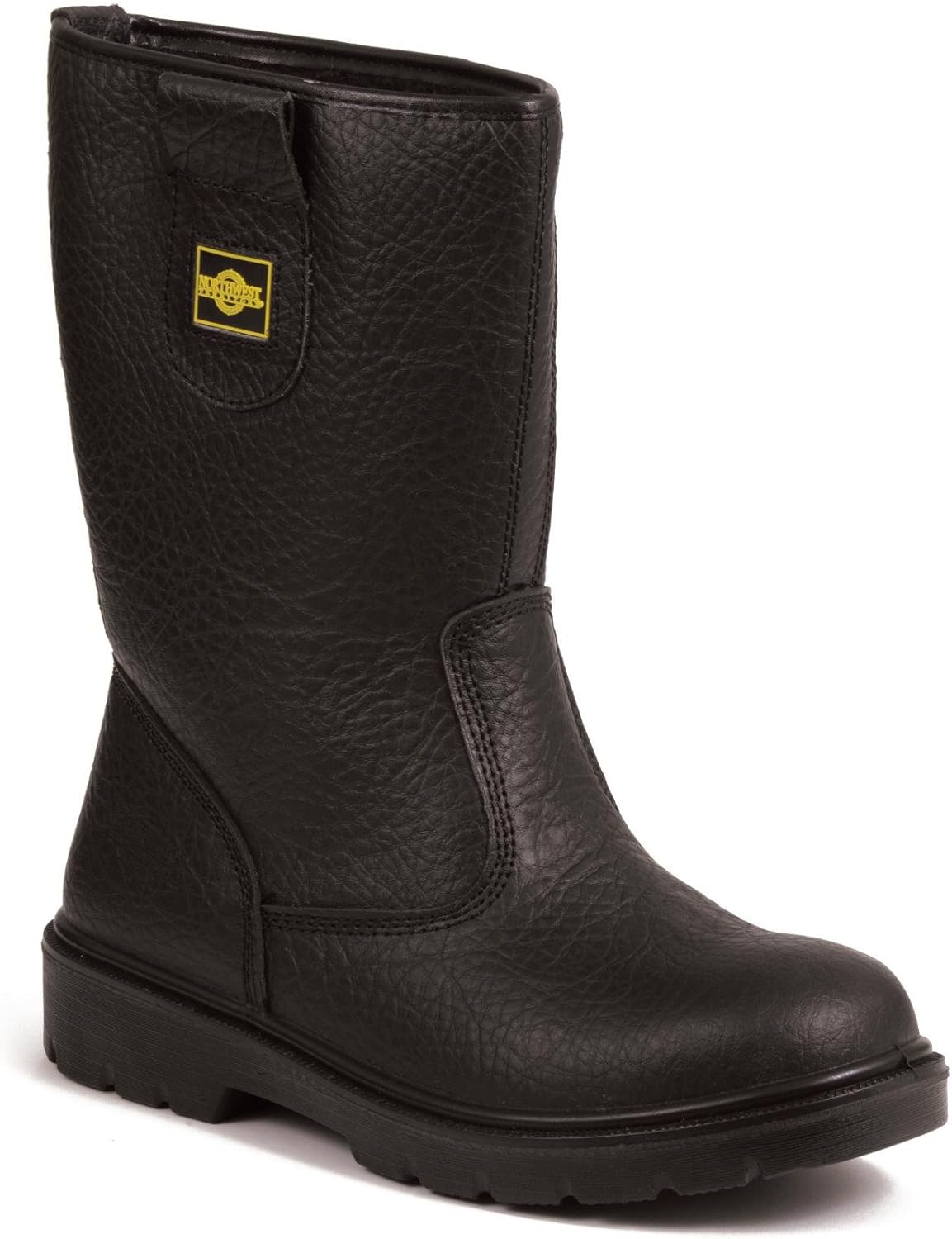 Fur Lined Rigger Safety Boots black (size 11) SFW14B